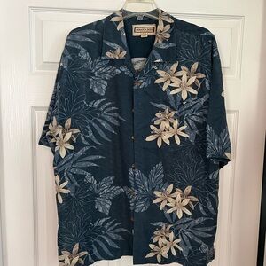 Tommy Bahama Blue Floral Men's Shirt